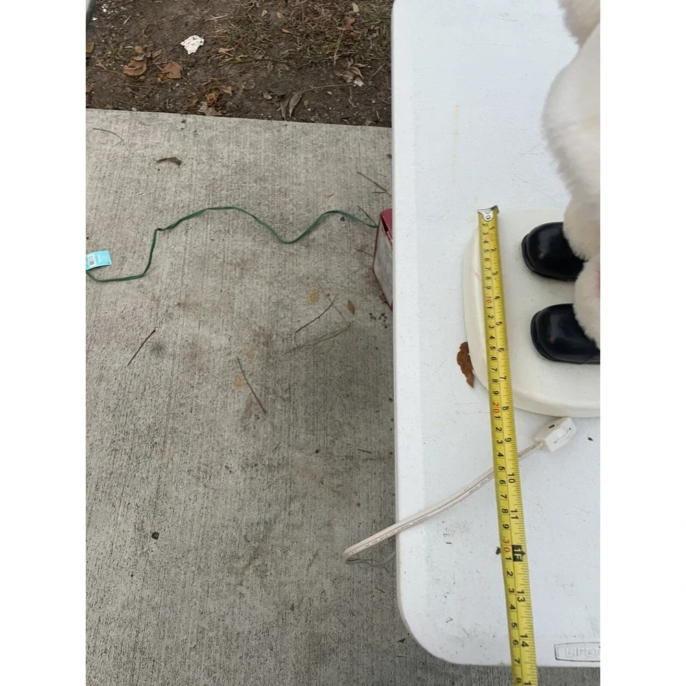 Vintage National Rennoc Animated Santa Claus w/ Candle Christmas Decoration‎ - Picture 7 of 7